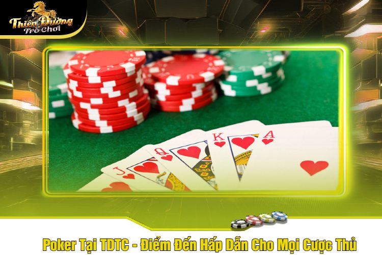 Poker Tại TDTC - Điểm Đến Hấp Dẫn Cho Mọi Cược Thủ